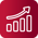 Icons 2025_Revenue up business growth red